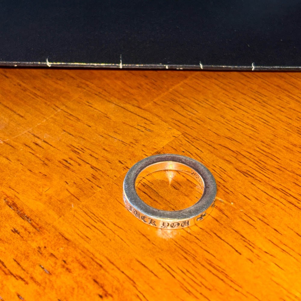 Silver Engraved Ring